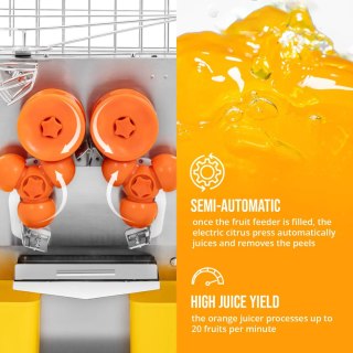 Wyciskarka półautomatyczna do pomarańczy 20 szt. / min 120 W Royal Catering