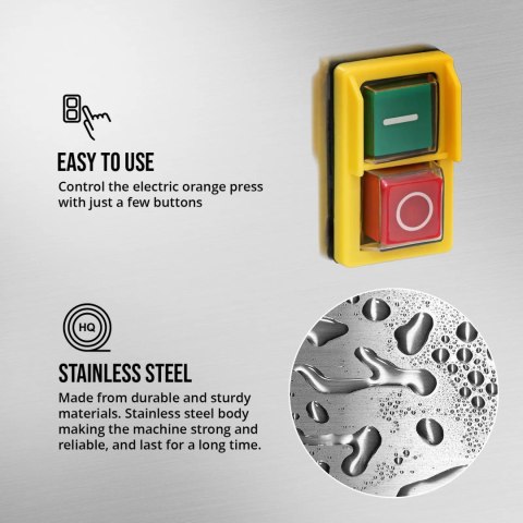 Wyciskarka półautomatyczna do pomarańczy 20 szt. / min 120 W Royal Catering