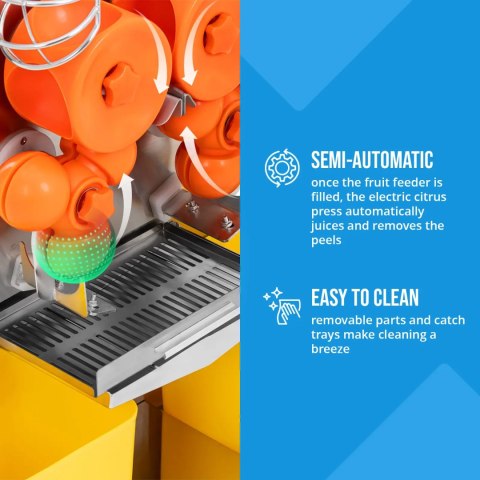 Wyciskarka półautomatyczna do pomarańczy 20 szt. / min 120 W Royal Catering