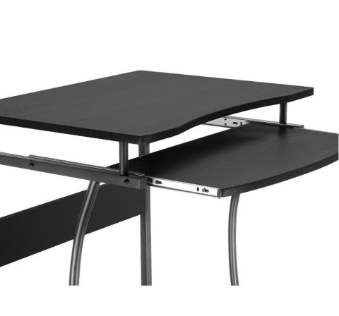 Biurko komputerowe mobilne Techly 600x480mm czarne Techly