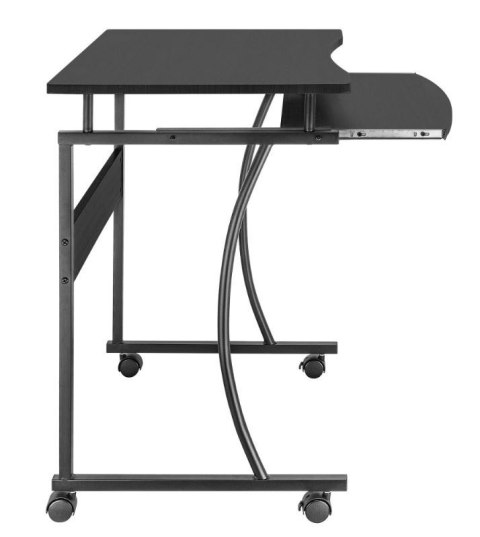 Biurko komputerowe mobilne Techly 600x480mm czarne Techly