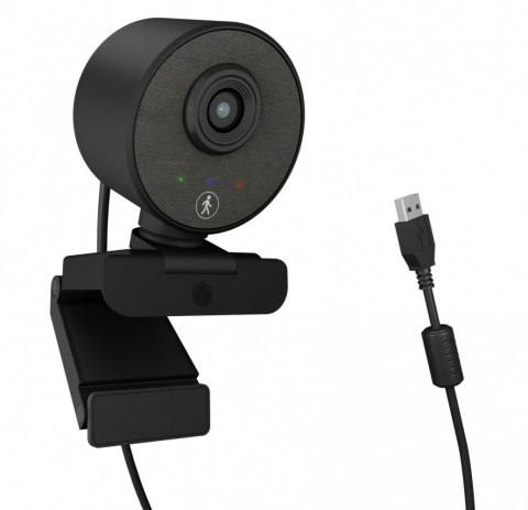 Kamera internetowa IB-CAM501-HD FHD Webcam, 1080P, wbudowany mikrofon, Autofocus, wide view angle, Autotracking IcyBox