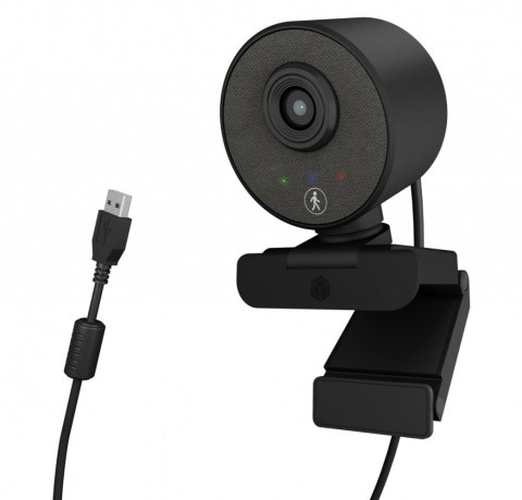 Kamera internetowa IB-CAM501-HD FHD Webcam, 1080P, wbudowany mikrofon, Autofocus, wide view angle, Autotracking IcyBox