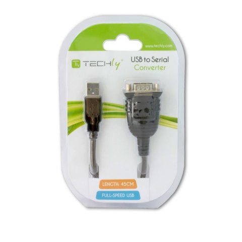 Konwerter USB na RS232/ COM/DB9 Techly