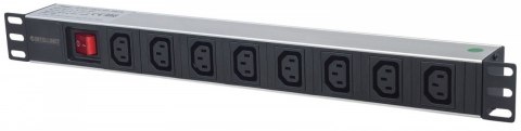 Listwa zasilająca rack 19 1U 110V-250V/10A 8 gniazd C13 kabel 2m Intellinet