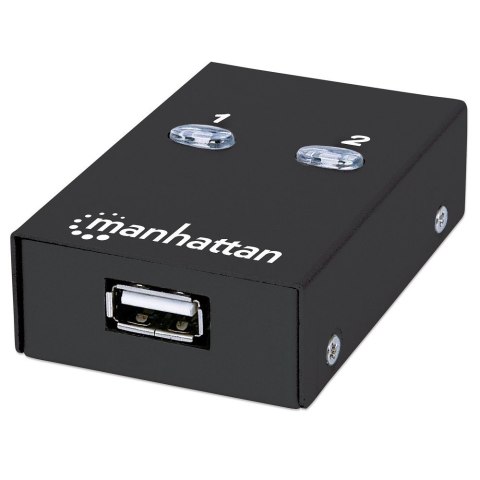 Przełącznik automatyczny Hi-Speed USB 2.0 2 PC - 1 USB Manhattan