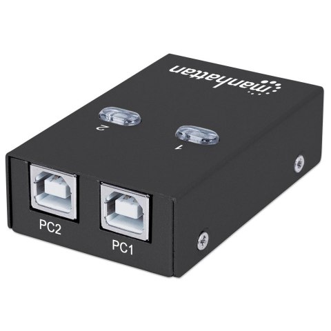 Przełącznik automatyczny Hi-Speed USB 2.0 2 PC - 1 USB Manhattan