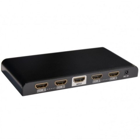 Rozdzielacz-splitter HDMI 1/4 Ultra HD, 3D Techly