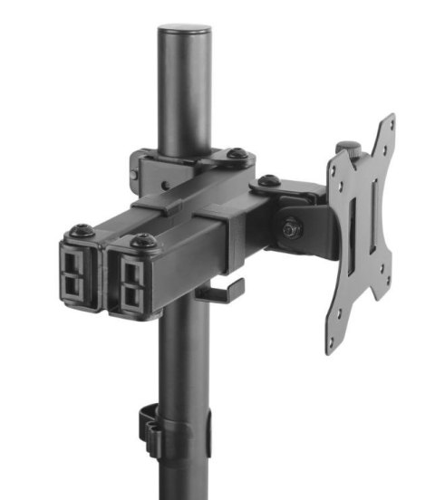 Uchwyt biurkowy na dwa monitory 13-32 cali 8kg Techly