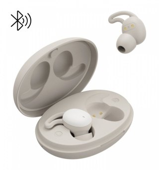 Słuchawki dokanałowewe do snu/podcast białe Hama