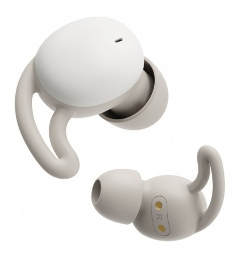 Słuchawki dokanałowewe do snu/podcast białe Hama