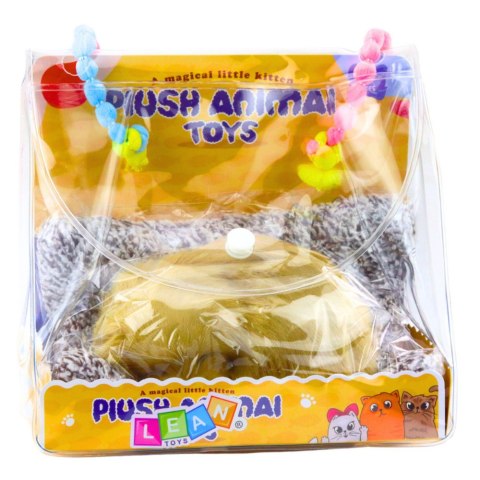 Śpiący Pies Labrador Szczeniak Na Poduszce Figurka z Futerkiem Torba LEAN Toys