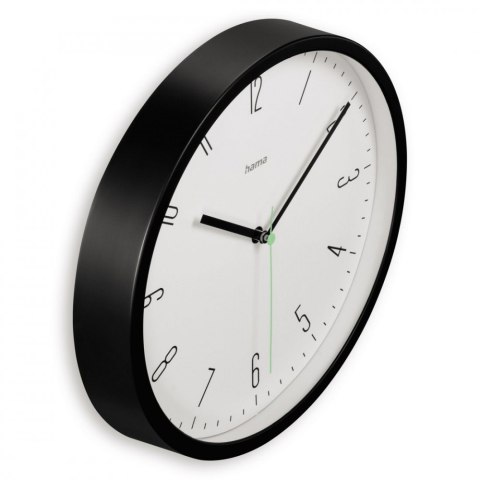 Zegar ścienny Capri 25 cm Czarny Hama