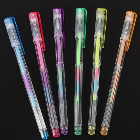 Długopisy żelowe kolorowe w etui 100 sztuk + 100 wkładów Kik Sp. z o. o. Sp. k.