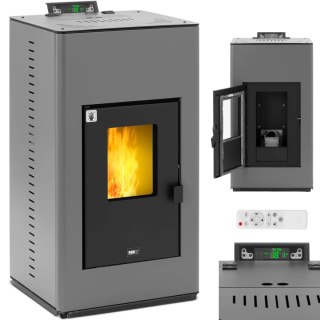 Piec piecyk kominek na pellet z płaszczem wodnym do 380 m3 20000 W MSW