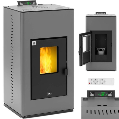 Piec piecyk kominek na pellet z płaszczem wodnym do 380 m3 20000 W MSW