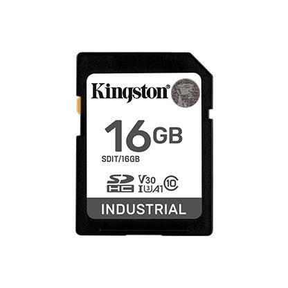 Karta pamięci SD 16GB Industrial C10 UHS-I U3 V30 A1 pSLC Kingston