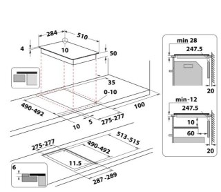 Płyta indukcyjna WSQ0530NE Whirlpool