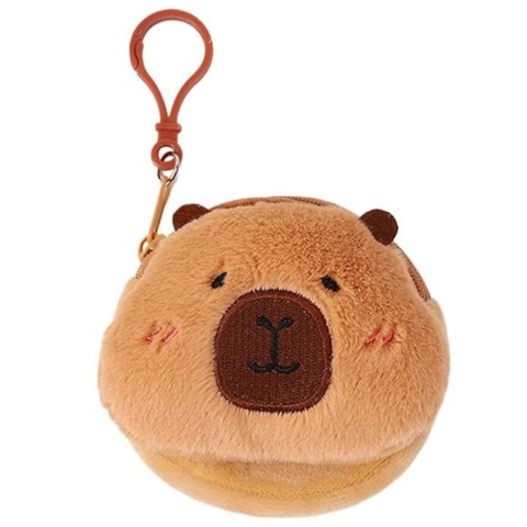 Pluszowy Portfelik Kapibara Brelok Dla Dzieci Brązowy LEAN TOYS