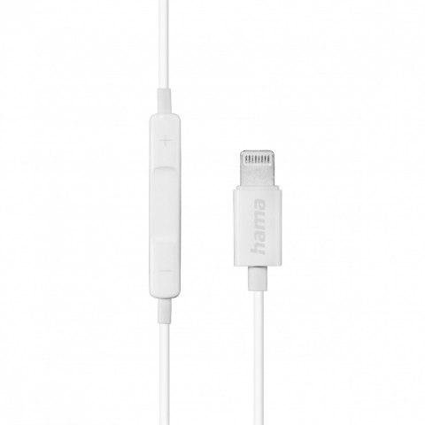 Słuchawki douszne Glow z mikrofonem lightning Hama