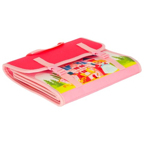 Tablica manipulacyjna sensoryczna montessori walizka plecak różowy Kik Sp. z o. o. Sp. k.
