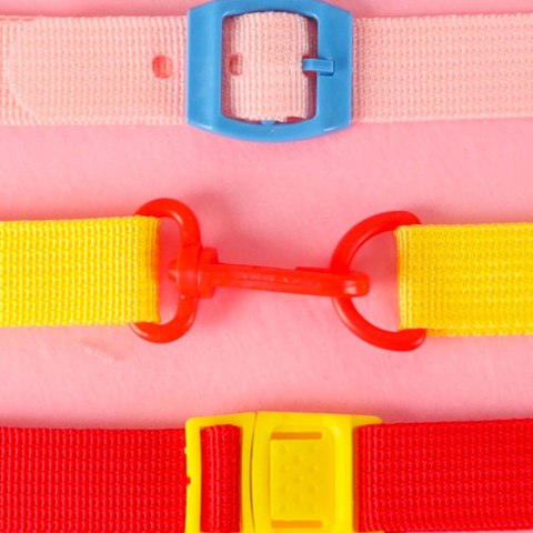 Tablica manipulacyjna sensoryczna montessori walizka plecak różowy Kik Sp. z o. o. Sp. k.