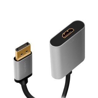 Adapter DP do HDMI 4K 60Hz aluminiowy 0.15m LogiLink