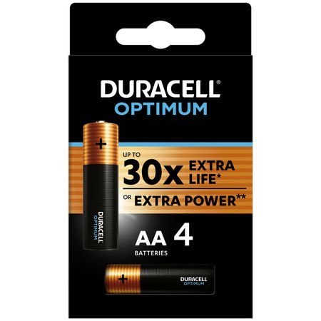 Baterie Optimum AA LR6 blister 4 sztuki Duracell
