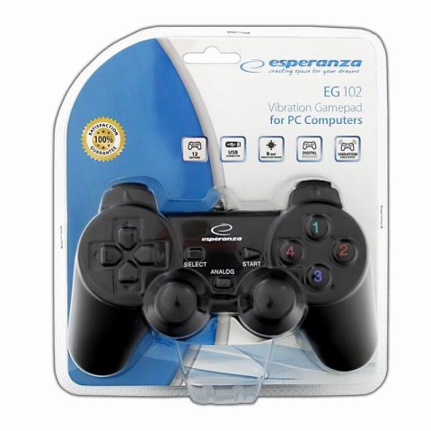 Gamepad z wibracjami do PC EG102 Esperanza