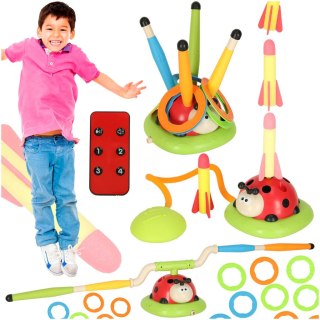 Gra zręcznościowa dla dzieci skakanka wyrzutnia rzut do celu biedronka 3w1 Kik Sp. z o. o. Sp. k.