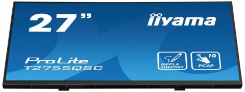 Monitor 27 cali T2755QSC-B1 Dotyk, USB, HDMI, IPS, QHD IIYAMA