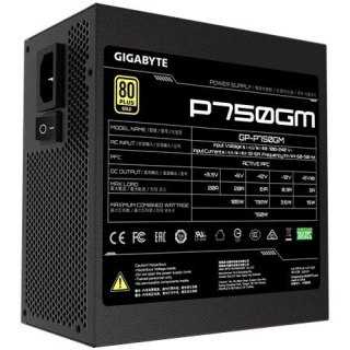Zasilacz P750GM 750W PFC 120mm hydraulic fan ATX Gigabyte