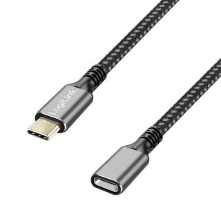 Kabel USB3.2 gen2 TypeC do USB-C/F, PD, 1m LogiLink