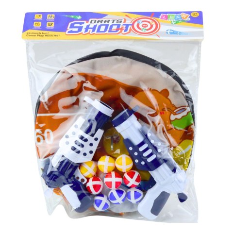 Gra Zręcznościowa Tarcza Kapibary Dart Piłeczki Na Rzep Pistolety 73,5 cm LEAN Toys