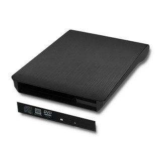 Obudowa/kieszeń na napęd CD/DVD SATA USB 3.0 12.7mm Qoltec