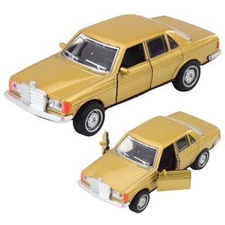 Samochód Klasyczny Metalowy Napęd Światła Dźwięki Otwierane Drzwi Mix LEAN Toys