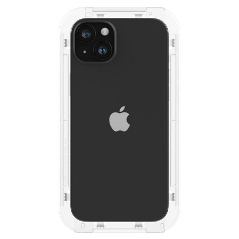Szkło hartowane ochronne na iPhone 15 Glas.tR EZ Fit FC - czarne SPIGEN