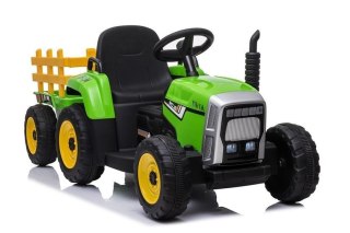 Traktor na Akumulator z Przyczepą XMX611 Zielony LEAN CARS