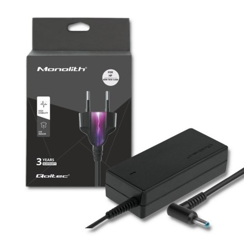 Zasilacz do HP Compaq 65W | 19.5V | 3.33A | 4.5*3.0+pin Qoltec