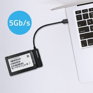Adapter SATA | Przejściówka na dysk SSD HDD 2.5" | USB 3.0 | Super speed 5Gb/s | 2TB Qoltec