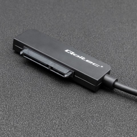 Adapter SATA | Przejściówka na dysk SSD HDD 2.5" | USB 3.0 | Super speed 5Gb/s | 2TB Qoltec