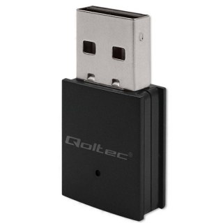 Bezprzewodowy mini adapter Wi-Fi | BT 4.0 USB | standard N Qoltec