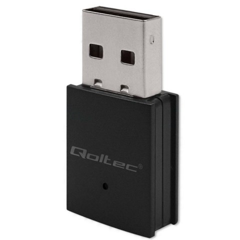 Bezprzewodowy mini adapter Wi-Fi | BT 4.0 USB | standard N Qoltec