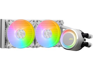 Chłodzenie MAG CORELIQUID E240 White 240mm 2xARGB FAN MSI