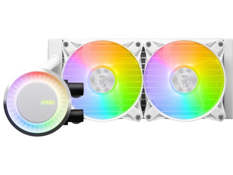 Chłodzenie MAG CORELIQUID E240 White 240mm 2xARGB FAN MSI