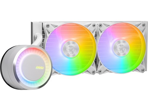Chłodzenie MAG CORELIQUID E240 White 240mm 2xARGB FAN MSI