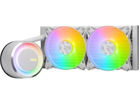 Chłodzenie MAG CORELIQUID E240 White 240mm 2xARGB FAN MSI