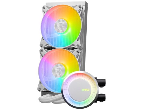 Chłodzenie MAG CORELIQUID E240 White 240mm 2xARGB FAN MSI
