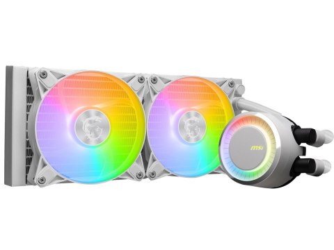 Chłodzenie MAG CORELIQUID E240 White 240mm 2xARGB FAN MSI