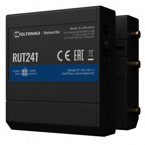 Router LTE RUT241 (Cat 4), 4G, WiFi, Ethernet TELTONIKA